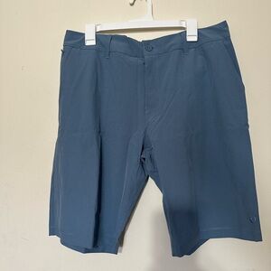 Hang Ten Men's Deep Blue Flat Front Shorts NWT Size 36